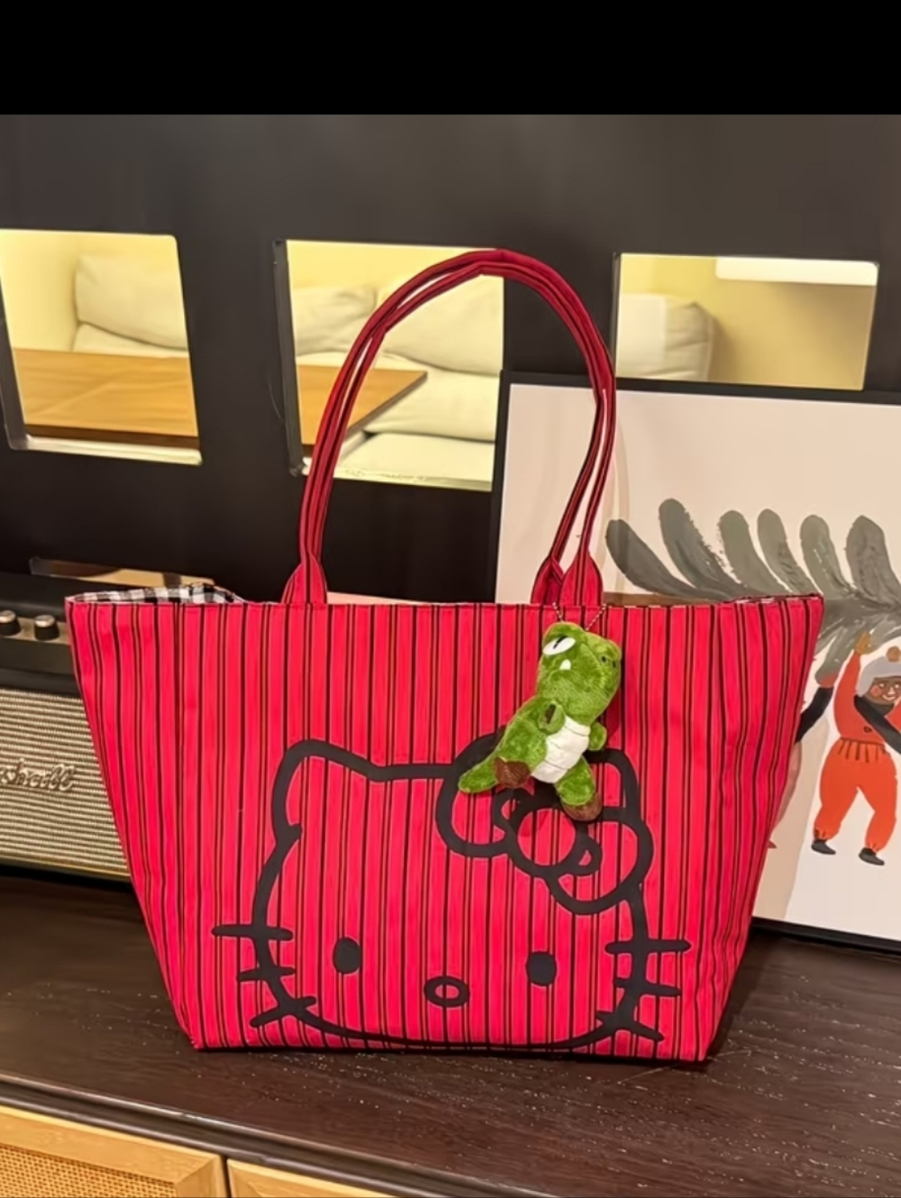 Hello Kitty Red Large Tote Bag